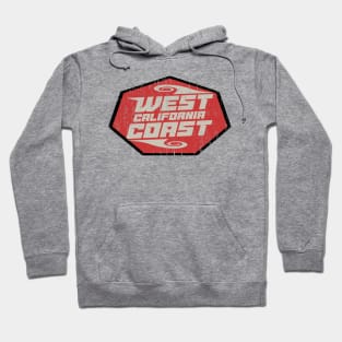 California West Coast Surf distressed Hoodie